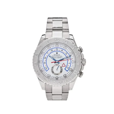 Rolex Yacht-Master II 116689 White Gold Platinum White Dial